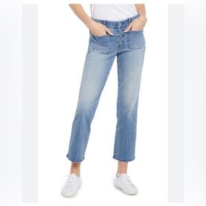 NYDJ Waist Match Marilyn Straight Ankle Jeans w/ Button Fly